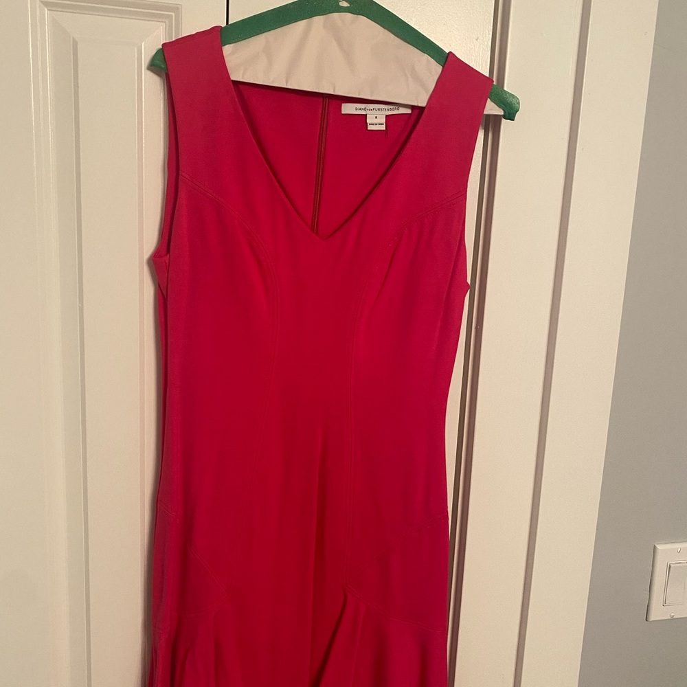 DVF pink dress